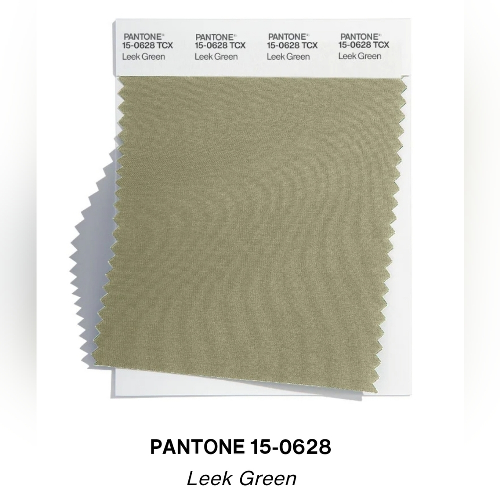 LEEK GREEN Color Trend Spring Summer 2023 Pantone